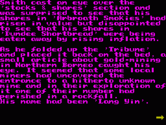 Ramsbottom Smith And The Quest For The Yellow Spheroid Screenshot 9 (Spectrum 48K/128K/+2/+3)