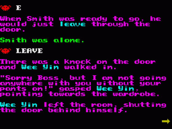 Ramsbottom Smith And The Quest For The Yellow Spheroid Screenshot 14 (Spectrum 48K/128K/+2/+3)