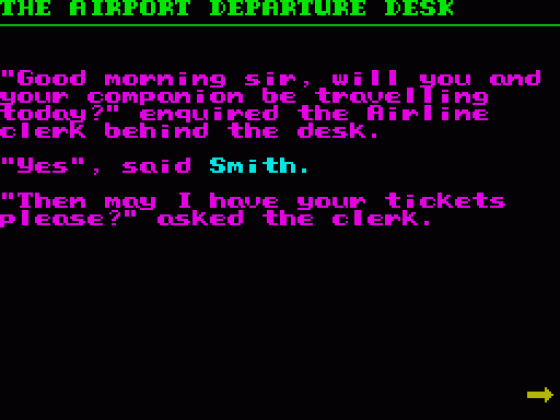 Ramsbottom Smith And The Quest For The Yellow Spheroid Screenshot 20 (Spectrum 48K/128K/+2/+3)