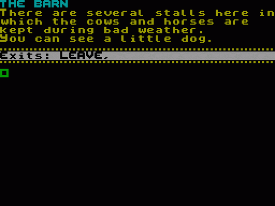The Wizard Of Oz Screenshot 1 (Spectrum 48K/128K)