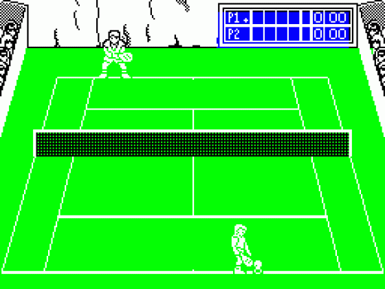 International Tennis Screenshot 1 (Spectrum 48K/128K/+2/+3)