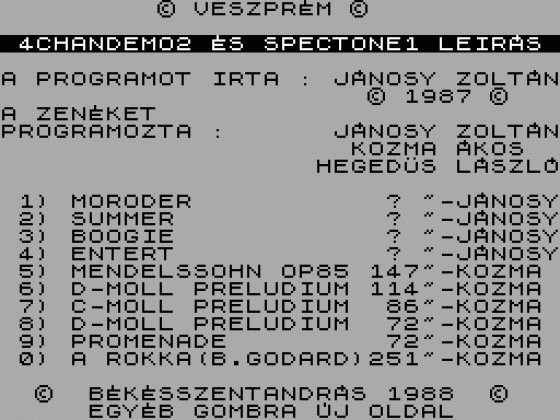 4Chandemo2 es Spectone1 Leiras Screenshot