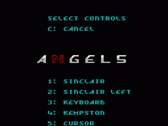 Angels Screenshot 49 (Spectrum 48K/128K/+2/+3)