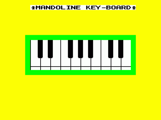 Mandolin Keyboard Screenshot