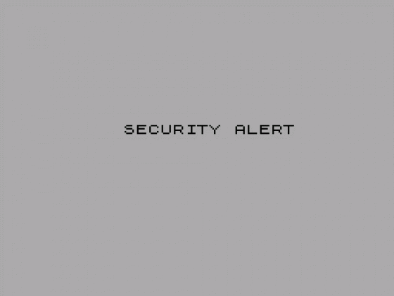 Security Alert Screenshot