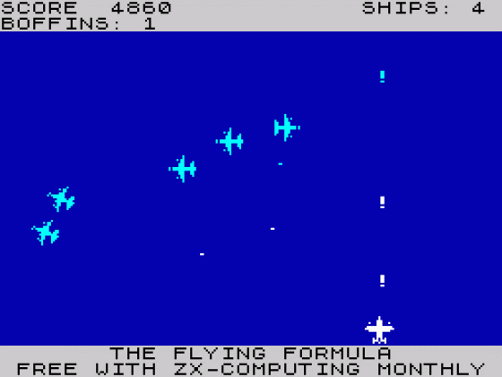 The Flying Formula Screenshot 1 (Spectrum 48K)