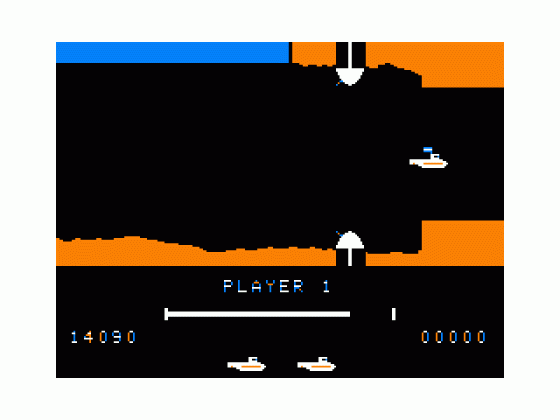 Sea Dragon Screenshot 5 (Tandy Color Computer 1/2/3)