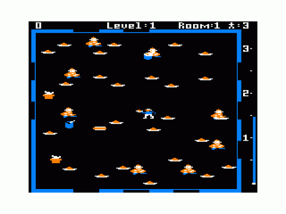 Mud Pies Screenshot 1 (Tandy Color Computer 1/2/3)