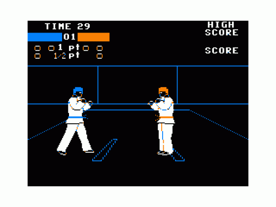 Karate Screenshot 1 (Tandy Color Computer 1/2/3)