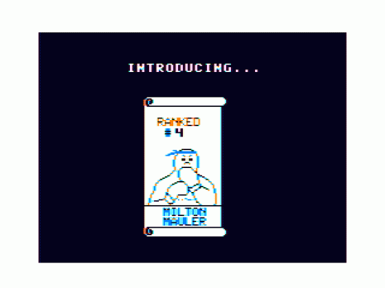 Knock Out Screenshot 5 (Tandy Color Computer 1/2/3)