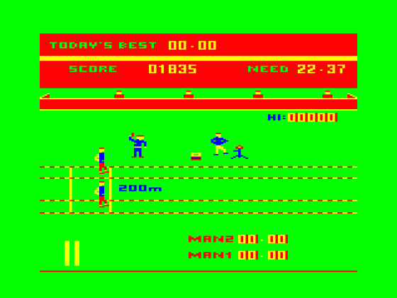 Athletyx Screenshot 7 (Tandy Color Computer 1/2/3)