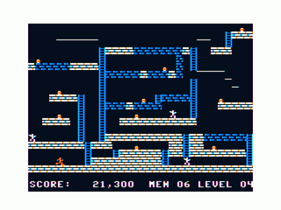 Gold Runner Screenshot 5 (Tandy Color Computer 1/2/3)