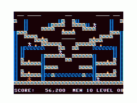 Gold Runner Screenshot 9 (Tandy Color Computer 1/2/3)