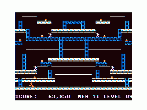 Gold Runner Screenshot 10 (Tandy Color Computer 1/2/3)