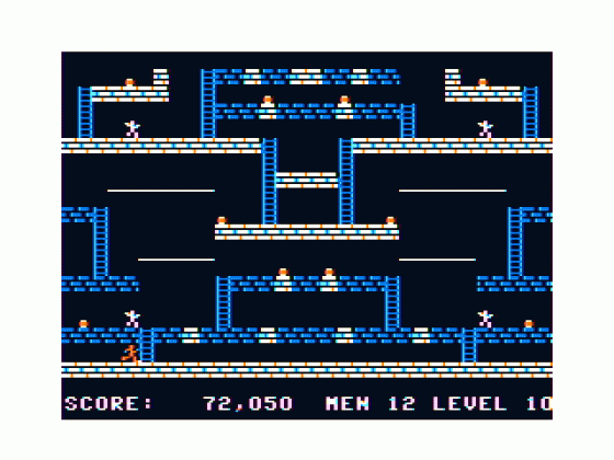 Gold Runner Screenshot 11 (Tandy Color Computer 1/2/3)