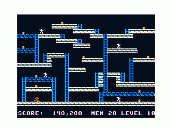 Gold Runner Screenshot 19 (Tandy Color Computer 1/2/3)