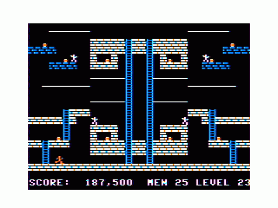 Gold Runner Screenshot 24 (Tandy Color Computer 1/2/3)