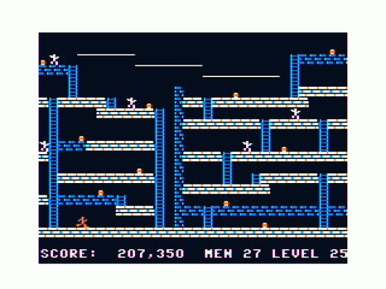 Gold Runner Screenshot 26 (Tandy Color Computer 1/2/3)