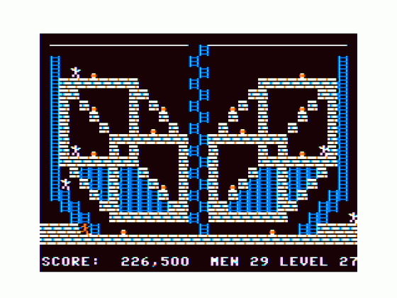 Gold Runner Screenshot 28 (Tandy Color Computer 1/2/3)