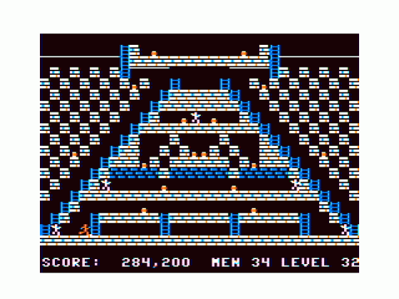 Gold Runner Screenshot 33 (Tandy Color Computer 1/2/3)