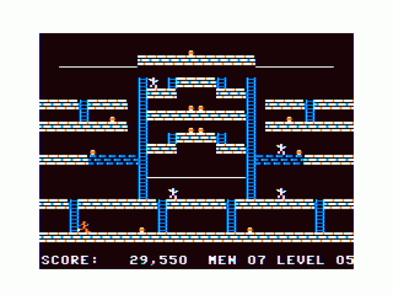 Gold Runner 2 Screenshot 5 (Tandy Color Computer 1/2/3)