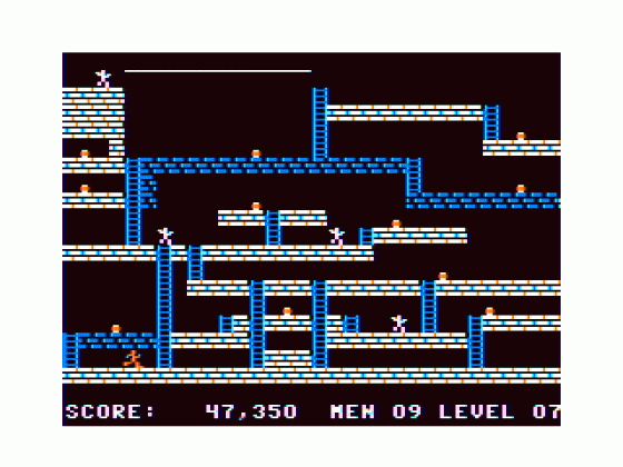 Gold Runner 2 Screenshot 7 (Tandy Color Computer 1/2/3)