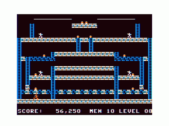 Gold Runner 2 Screenshot 8 (Tandy Color Computer 1/2/3)