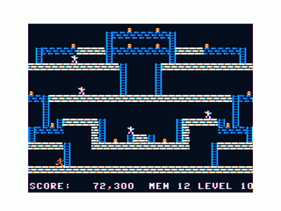 Gold Runner 2 Screenshot 10 (Tandy Color Computer 1/2/3)