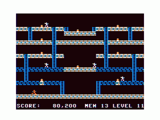 Gold Runner 2 Screenshot 11 (Tandy Color Computer 1/2/3)