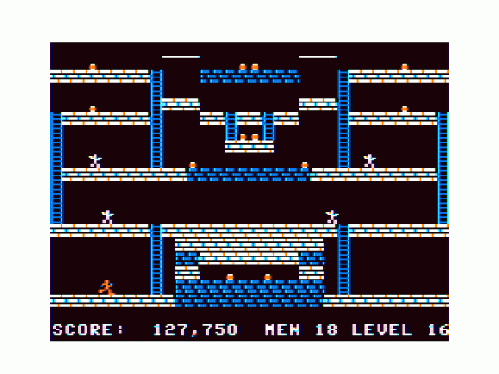 Gold Runner 2 Screenshot 16 (Tandy Color Computer 1/2/3)