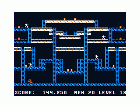 Gold Runner 2 Screenshot 18 (Tandy Color Computer 1/2/3)