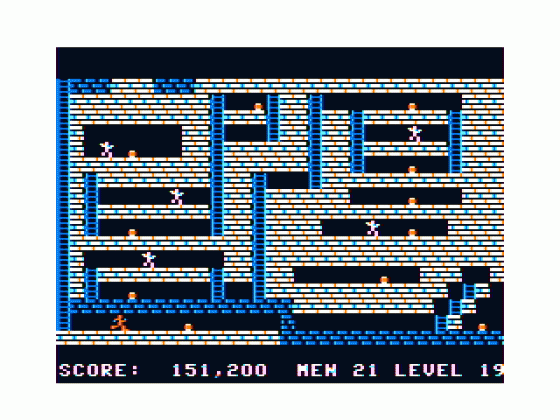 Gold Runner 2 Screenshot 19 (Tandy Color Computer 1/2/3)