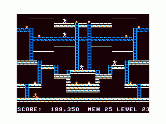 Gold Runner 2 Screenshot 23 (Tandy Color Computer 1/2/3)