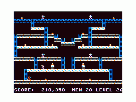 Gold Runner 2 Screenshot 26 (Tandy Color Computer 1/2/3)