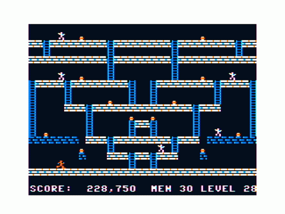 Gold Runner 2 Screenshot 28 (Tandy Color Computer 1/2/3)