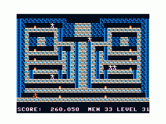 Gold Runner 2 Screenshot 31 (Tandy Color Computer 1/2/3)