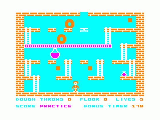 Donut Dilemma Screenshot 9 (Tandy Color Computer 1/2/3)