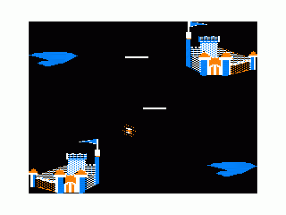 Castle Guard Screenshot 1 (Tandy Color Computer 1/2/3)