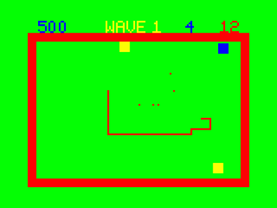 Trailin' Tail Screenshot 1 (Tandy Color Computer 1/2/3)