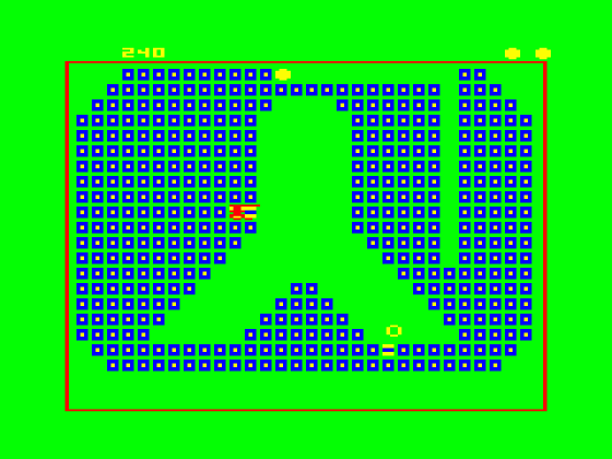 Beam Rider Screenshot 1 (Tandy Color Computer 1/2/3)