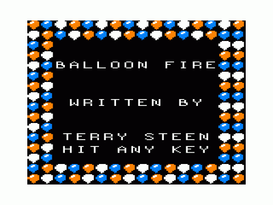 Balloon Fire