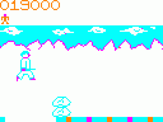 Ninja Warrior Screenshot 5 (Tandy Color Computer 1/2/3)