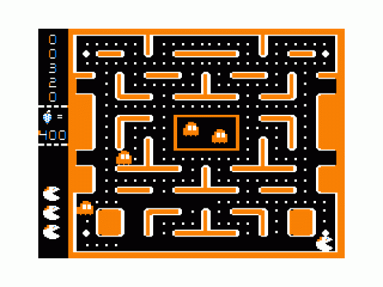 Ms. Maze Screenshot 1 (Tandy Color Computer 1/2/3)