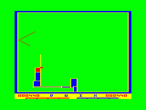 Quix Screenshot 1 (Tandy Color Computer 1/2/3)