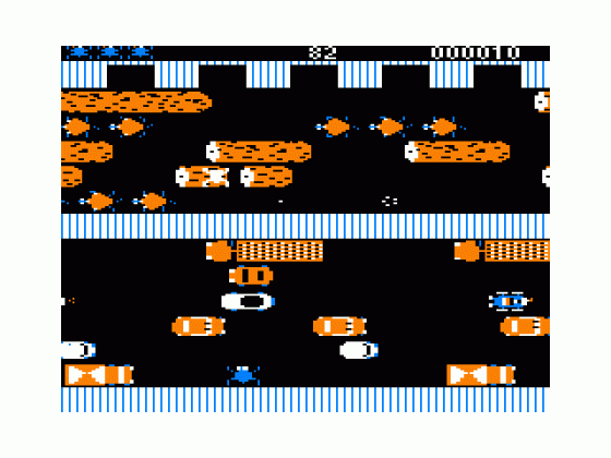 The Frog Screenshot 1 (Tandy Color Computer 1/2/3)