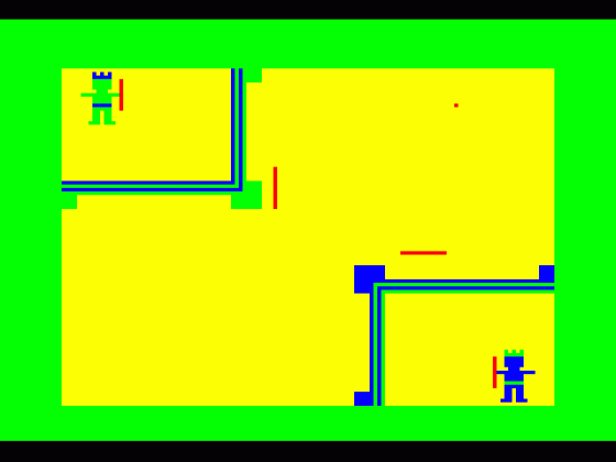 War Kings Screenshot 1 (Tandy Color Computer 1/2/3)