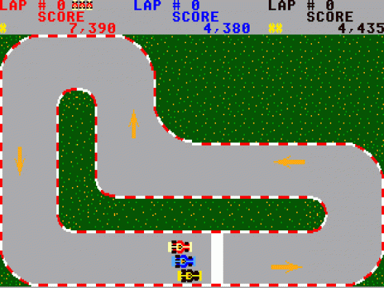 Grand Prix Challenge Screenshot 5 (Tandy Color Computer 3)