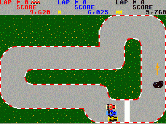 Grand Prix Challenge Screenshot 6 (Tandy Color Computer 3)