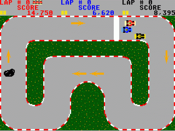 Grand Prix Challenge Screenshot 7 (Tandy Color Computer 3)