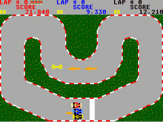 Grand Prix Challenge Screenshot 9 (Tandy Color Computer 3)